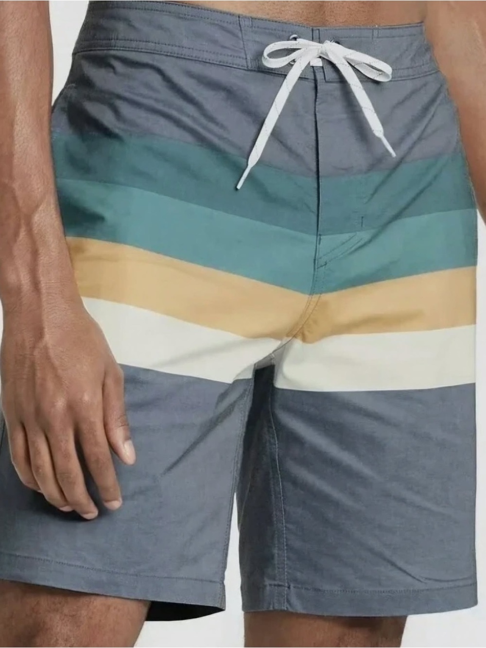 Goodfellow & Co Multicolor Striped Men’s Swim Shorts